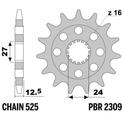 PBR Front Sprocket
