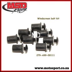 Windscreen Bolt Kit-Black