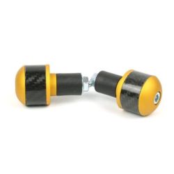 Carbon/Gold Bar End-Road