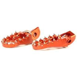 Wide Alloy Foot Pegs-Orange-KTM/Husqvarna/Gas Gas