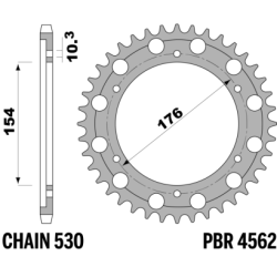 PBR Rear Sprocket