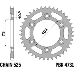 PBR Rear Sprocket