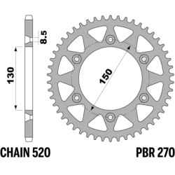 PBR Rear Sprocket