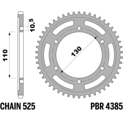 PBR Rear Sprocket