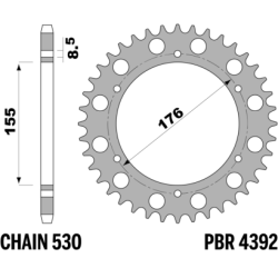 PBR Rear Sprocket