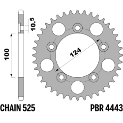 PBR Rear Sprocket