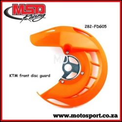 Front Disc Guard Set-KTM Orange-26mm Axle