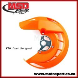 Front Disc Guard Set-KTM Orange-22mm Axle