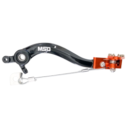 Rear Brake Pedal-KTM Orange