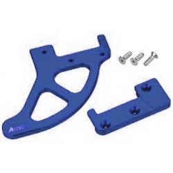 Rear Disc Guard(Shark Fin)-Blue-20mm Axle