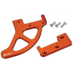 Rear Disc Guard(Shark Fin)-Orange-20mm Axle