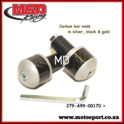 Carbon/Silver Bar End-Road