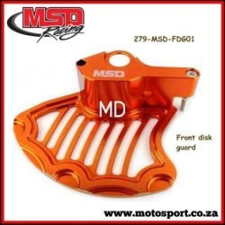Front Disc Guard-Orange-26mm Axle