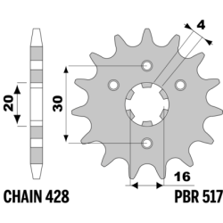 PBR Front Sprocket