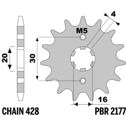 PBR Front Sprocket