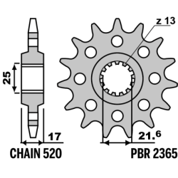 PBR Front Sprocket
