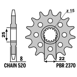 PBR Front Sprocket