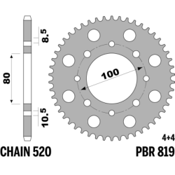 PBR Rear Sprocket