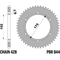 PBR Rear Sprocket