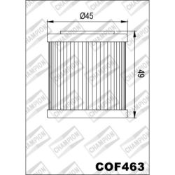 Champion Oil Filter(45mm*49mm)-HF563